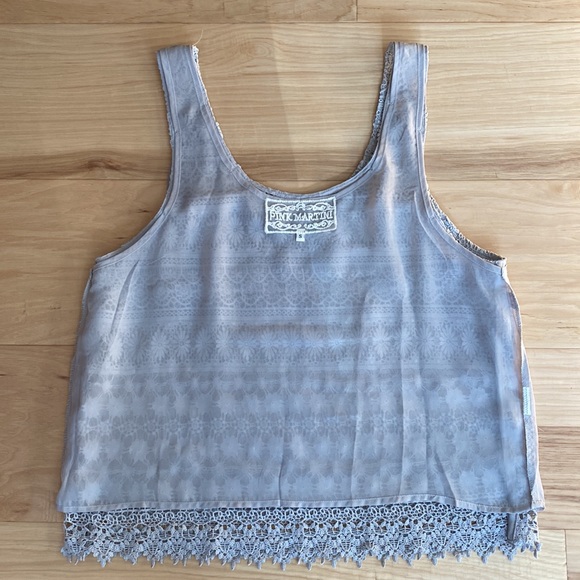 PINK MARTINI Lace Top - Picture 7 of 8